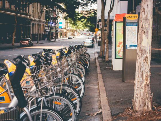 Free E-bikes for sustainable inner city transport