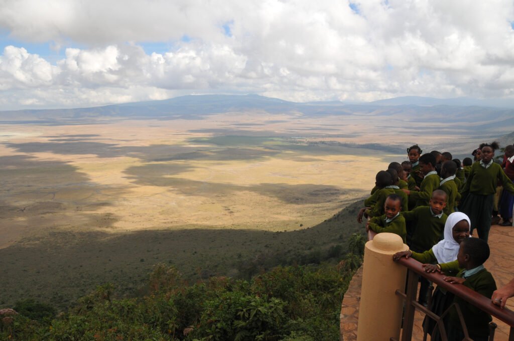 Ngorongoro CRater viewpoint November 2013