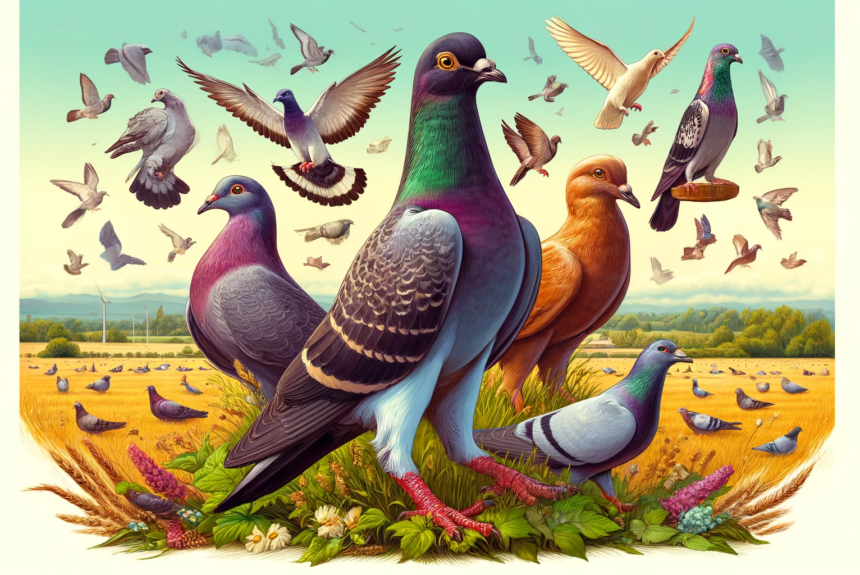 What are the most popular racing pigeons breeds?